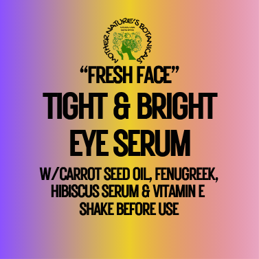 "Fresh Face" "TIGHT & BRIGHT" Nourishing Eye Serum with Hibiscus Flower & Blueberry