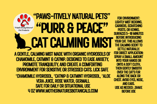 Purr & Peace - Calming Cat Mist with Catmint & Chamomile