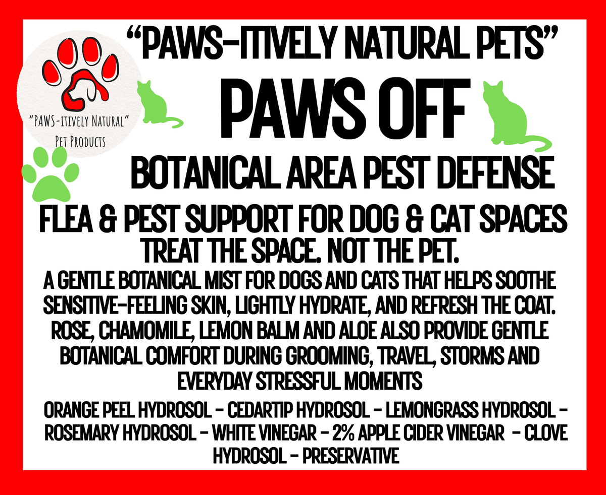 Paws Off - Pet Area Defense - Flea & Pest Support for Dog & Cat Spaces
