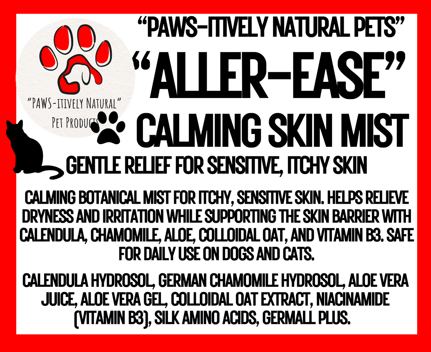 AllerEase - Skin Calming Allergy Mist for Pets