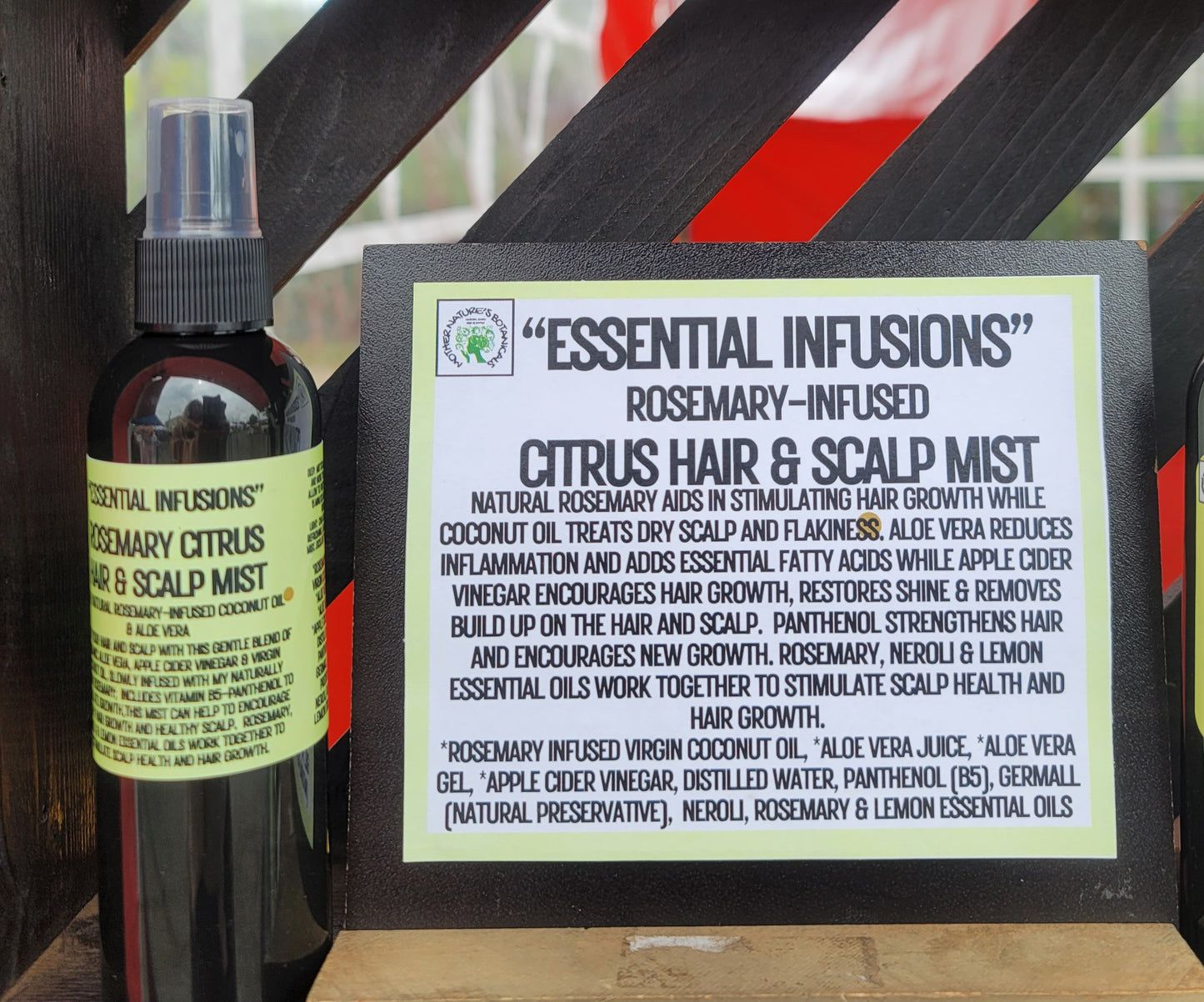 "LUXURY LOX" Rosemary Citrus Hair Mist (hair growth formula)