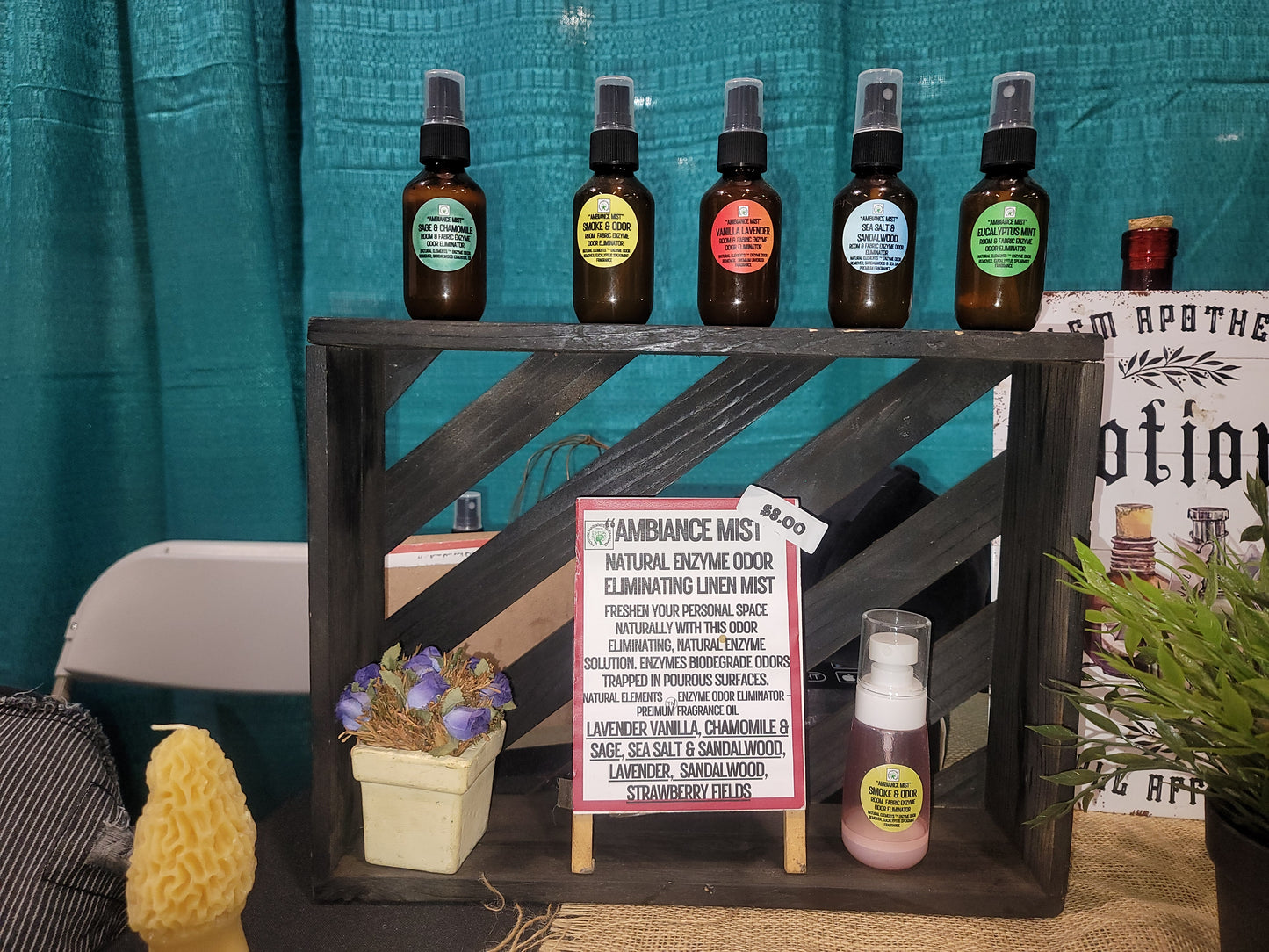Ambiance Mist-Natural Enzyme Room and Surface Odor Eliminator