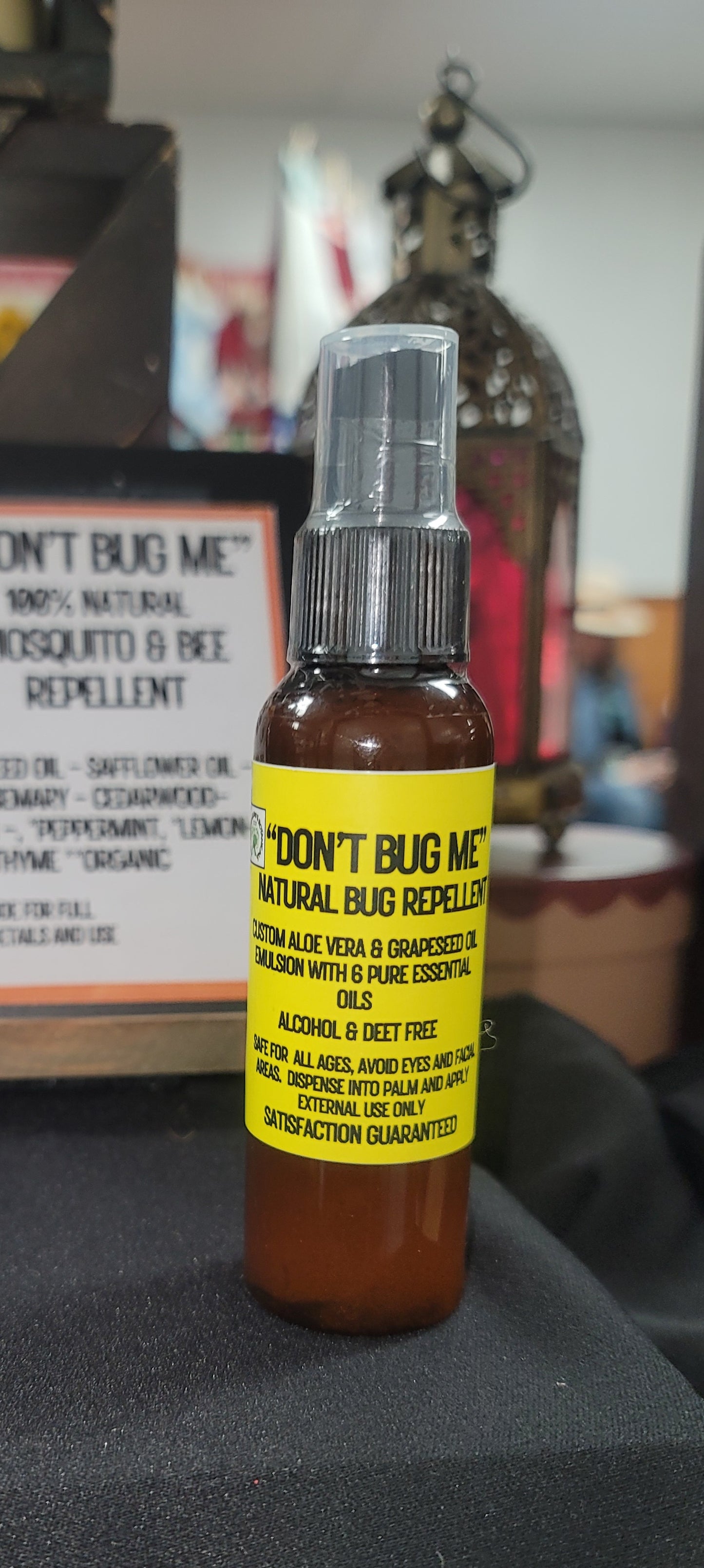 "Herbal Remedies" "DON'T BUG ME" 100% Natural Mosquito & Wasp Repellent