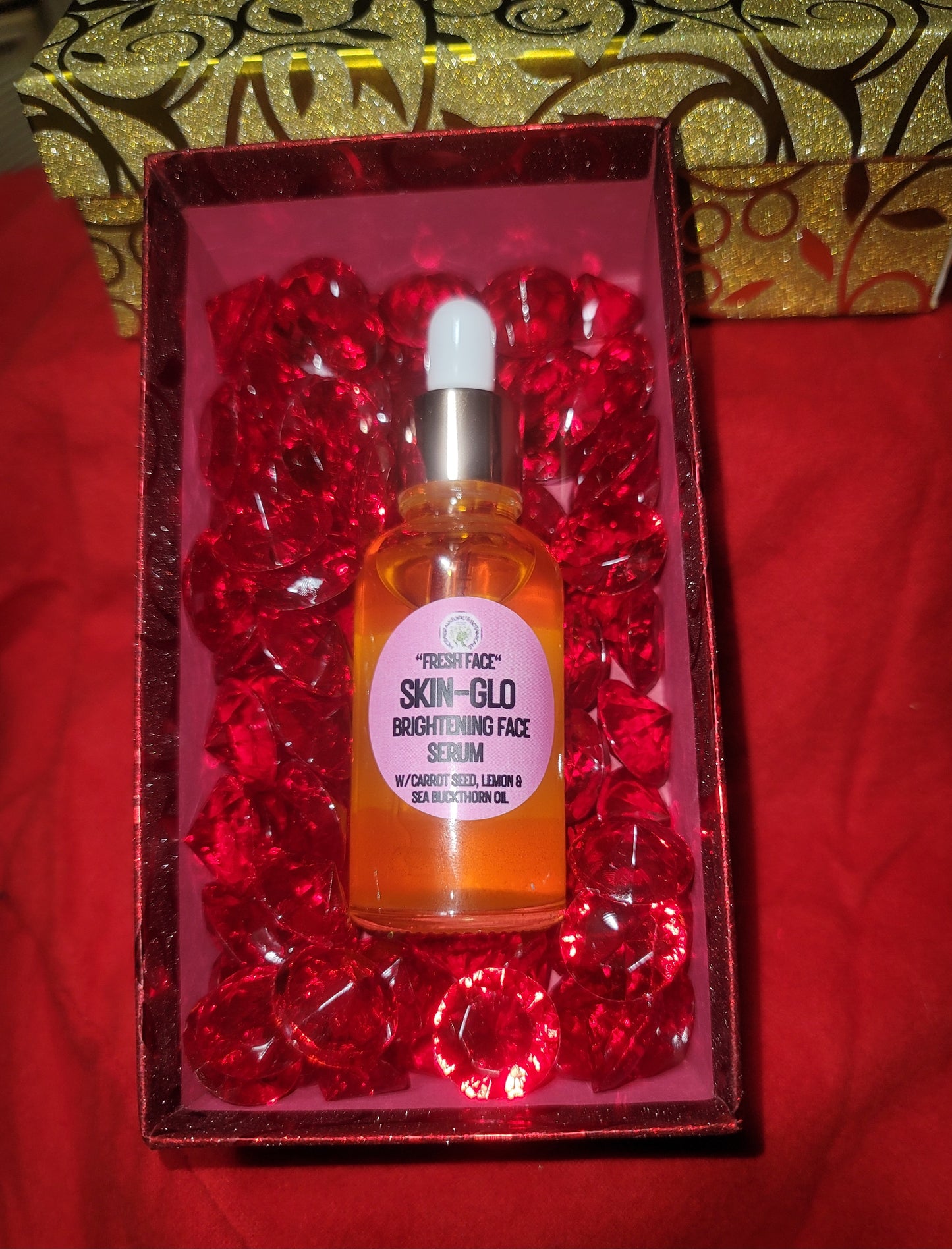 "Fresh Face" "SKIN-GLO" Restoring Face Serum with Carrot Seed & Frankincense oil