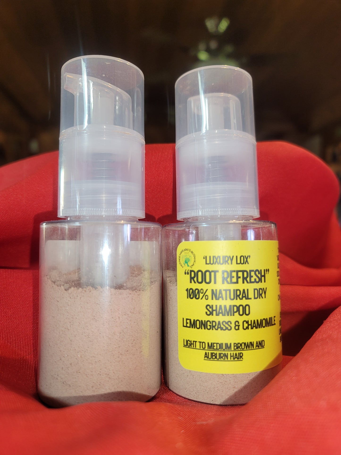 "LUXURY LOX" "ROOT REFRESH" Natural Dry Shampoo (3 shades)