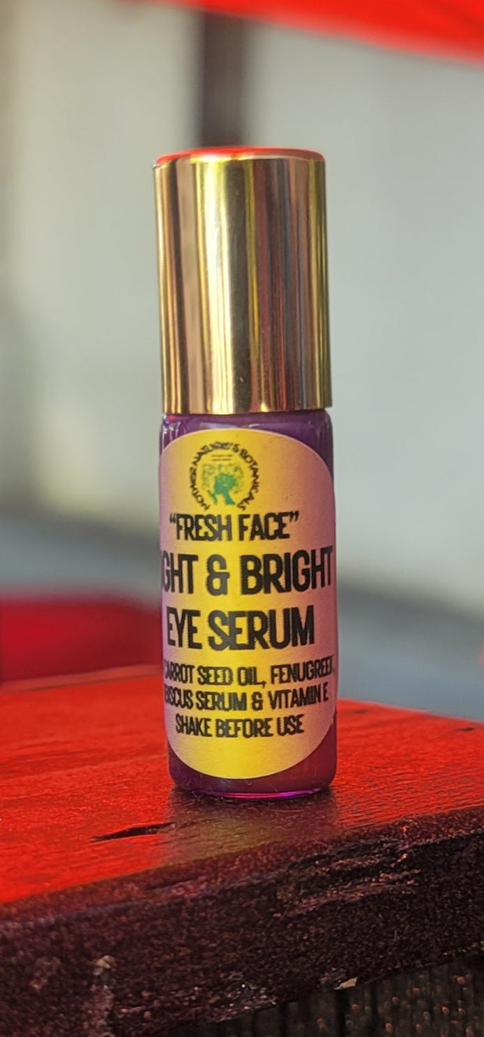 "Fresh Face" "TIGHT & BRIGHT" Nourishing Eye Serum with Hibiscus Flower & Blueberry