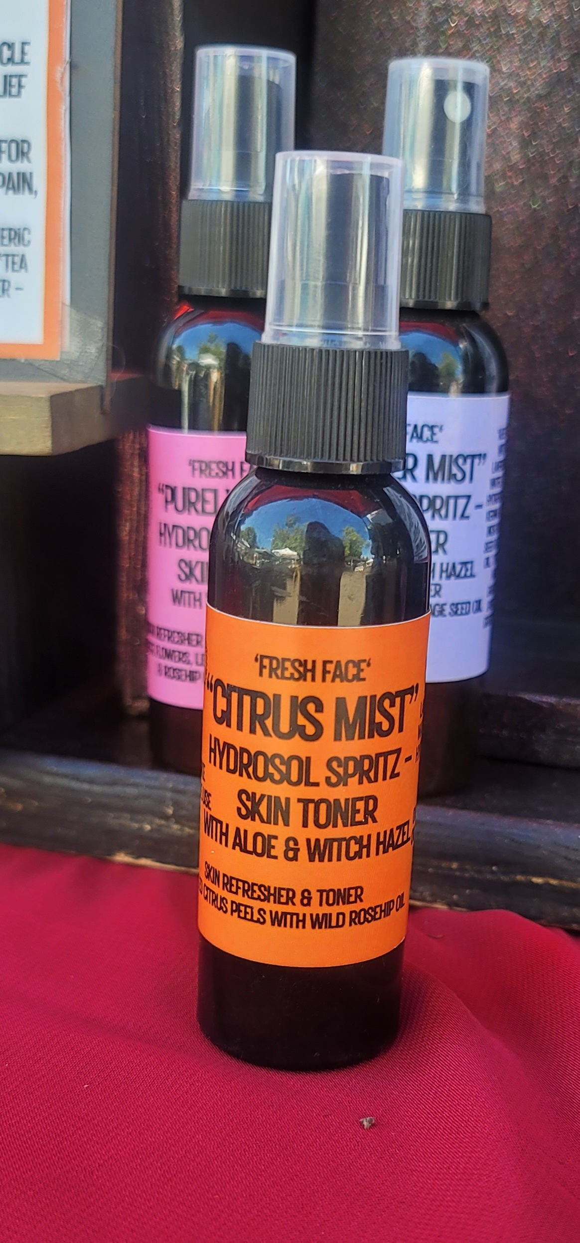 "Fresh Face" - "Citrus Mist" Aloe-Hydrosol Refreshing Skin Mist (toner)