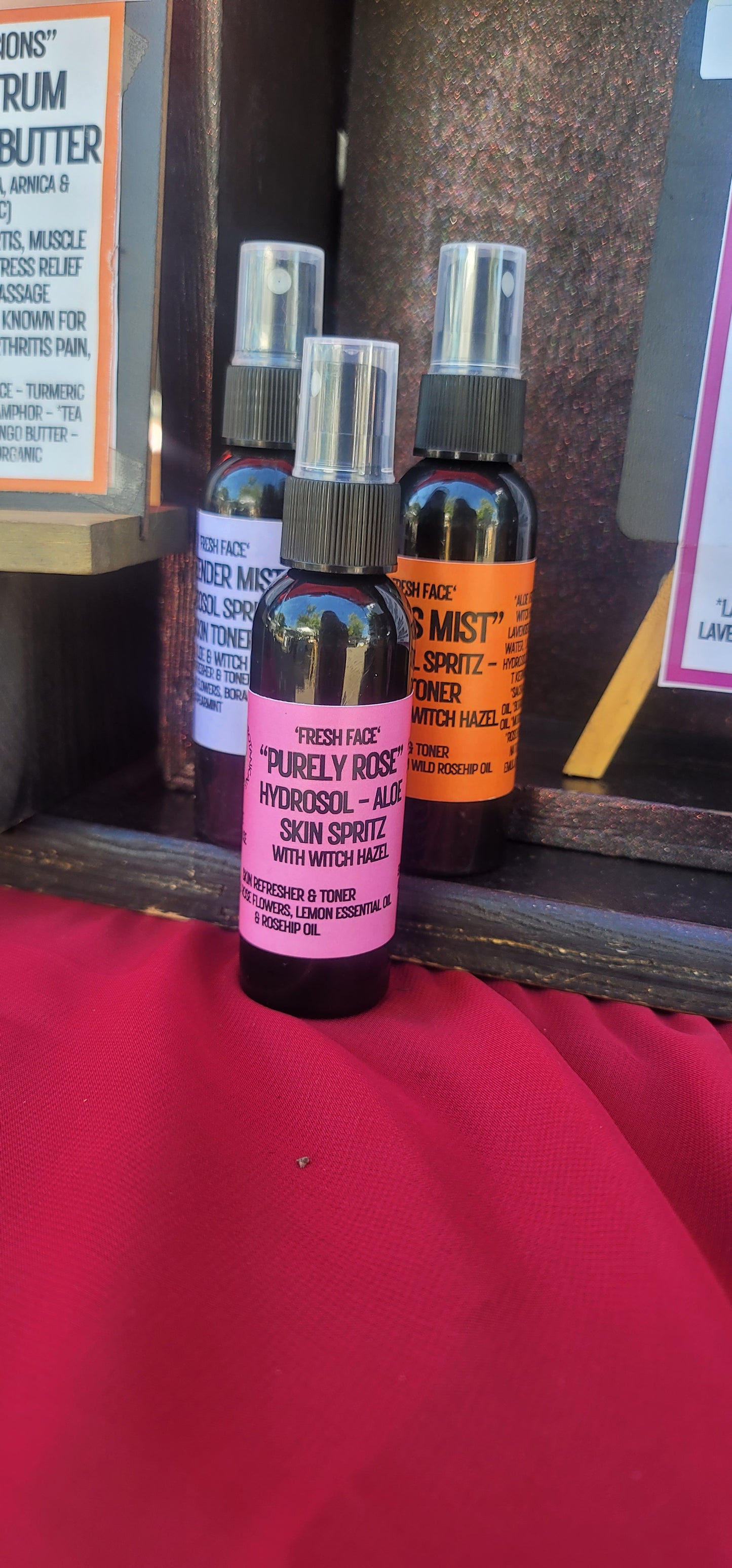"Fresh Face" - "Lavender Mist" Aloe & Hydrosol Refreshing Skin Mist (toner)