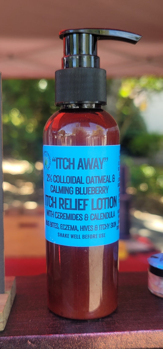 "Herbal Remedies" "Itch Away" Calming, 2% Colloidal Oatmeal Itch Relief Lotion with (Calms bug bites, hives )