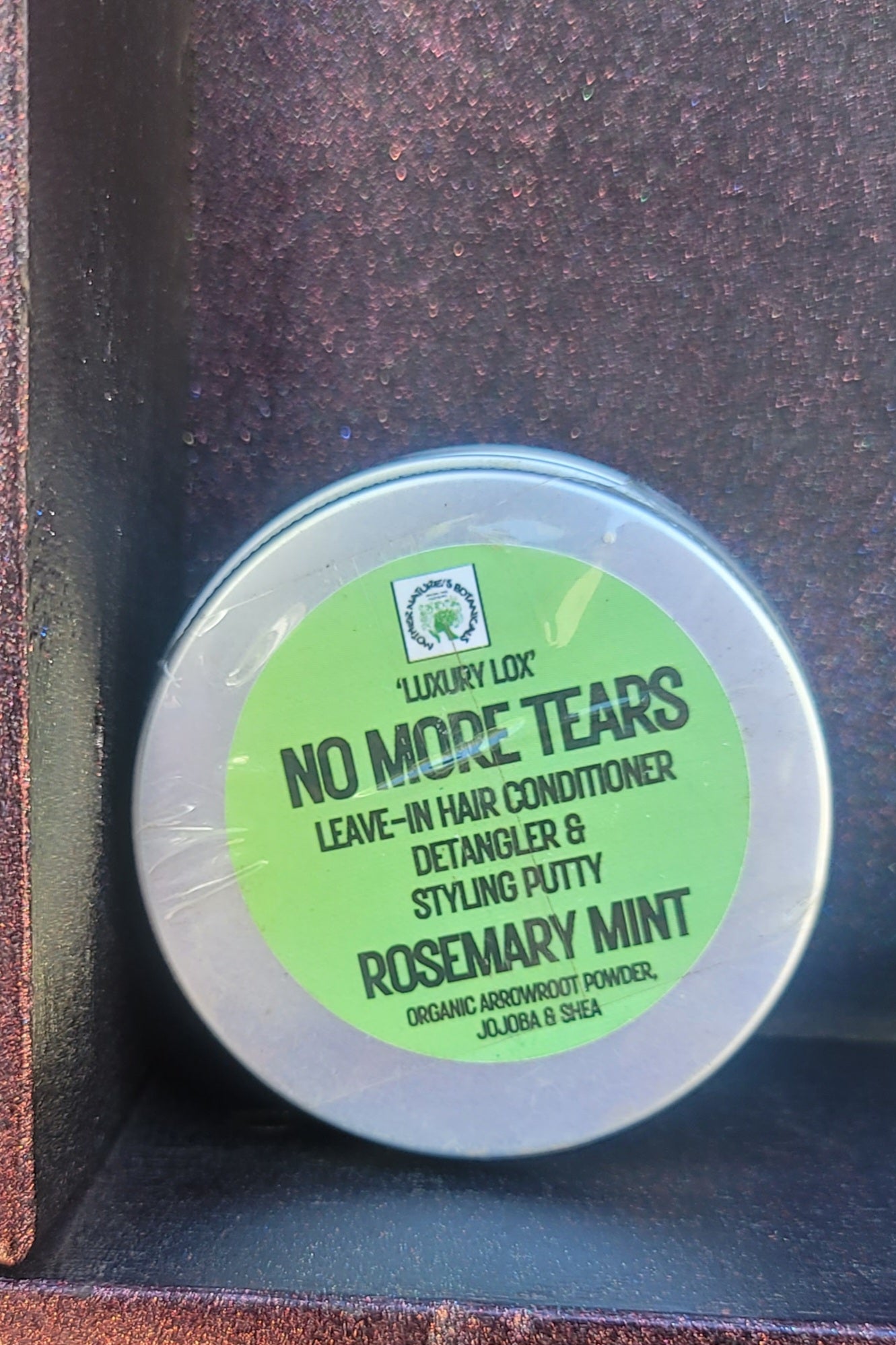 "LUXURY LOX" "No More Tears" (NEW FORMULA) Leave-In Conditioner, Detangler & Styling Paste