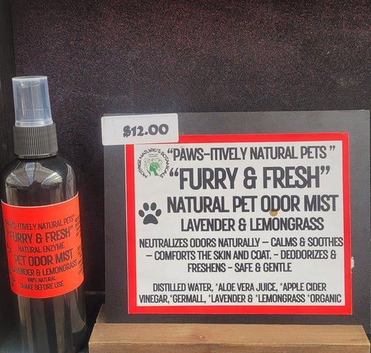 Furry and Fresh - Natural Deodorizer for Pets