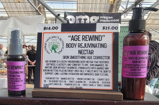 "AGE REWIND", Nourishing Body Nectar with Sachi Inchi and Blueberry Seed Oil (for Mature, Sun-Kissed & Dry Skin)