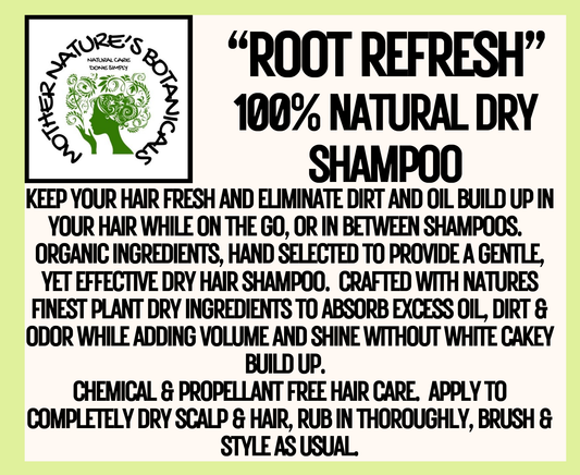 "LUXURY LOX" "ROOT REFRESH" Natural Dry Shampoo (3 shades)