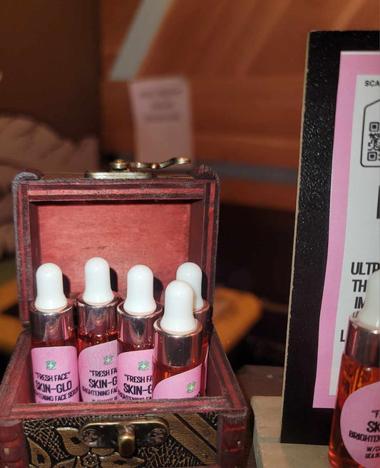 "Fresh Face" "Skin GLO" New Formula with CitruStem & Carrot Seed Oil Renewal Serum