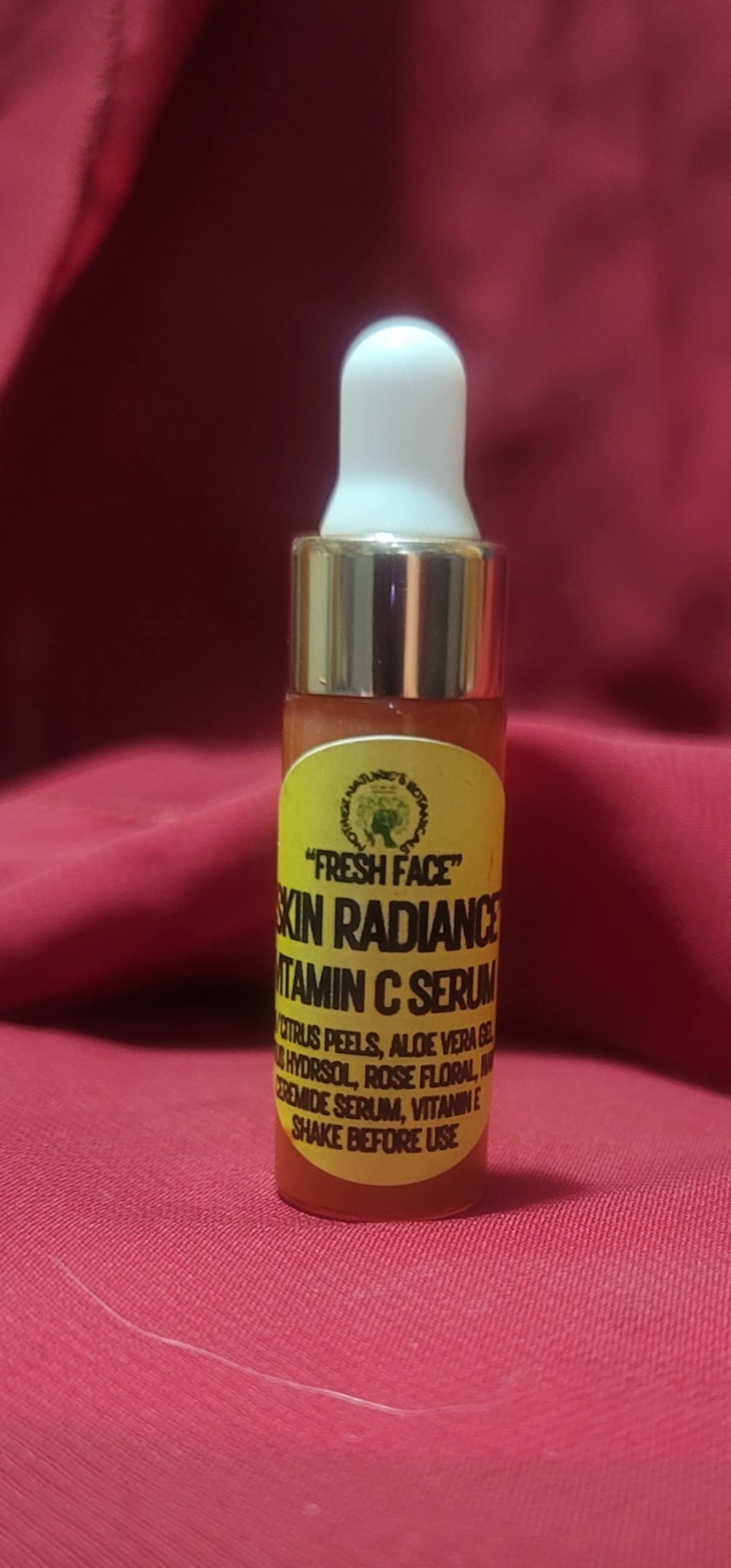 "Fresh Face" - "Skin Radiance" Pure and Gentle, 100% Natural Vitamin C Serum