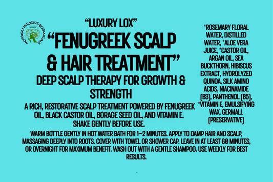"LUXURY LOX" Fenugreek Scalp & Hair Deep Renewal Scalp Therapy (anti hair-fall treatment)