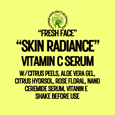 "Fresh Face" - "Skin Radiance" Pure and Gentle, 100% Natural Vitamin C Serum