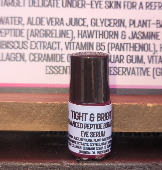 "Fresh Face" "TIGHT & BRIGHT" - Nourishing Peptide Eye Serum (Clinical Formula)