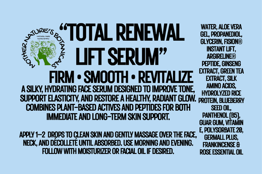 "Fresh Face" "Total Renewal Lift" - Firming & Glow Serum