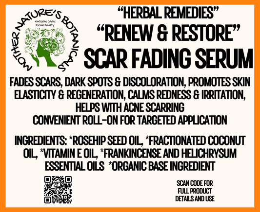 "Renew & Restore" Scar Fading Serum with Frankincense & Rosehip Oil