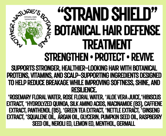 "LUXURY LOX" "Strand Shield" Overnight Scalp and Hair Treatment   Strengthen • Nourish • Restore