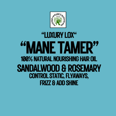 "LUXURY LOX" "Mane Tamer" Nourishing All Season Hair Oil (3 varieties)