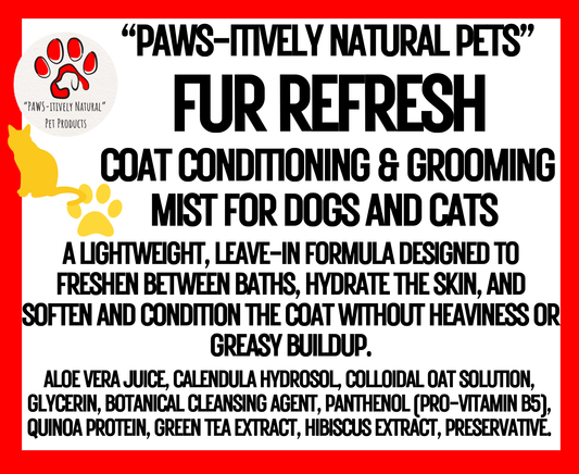 Fur Refresh - Botanical Coat Conditioning Mist for Cats and Dogs
