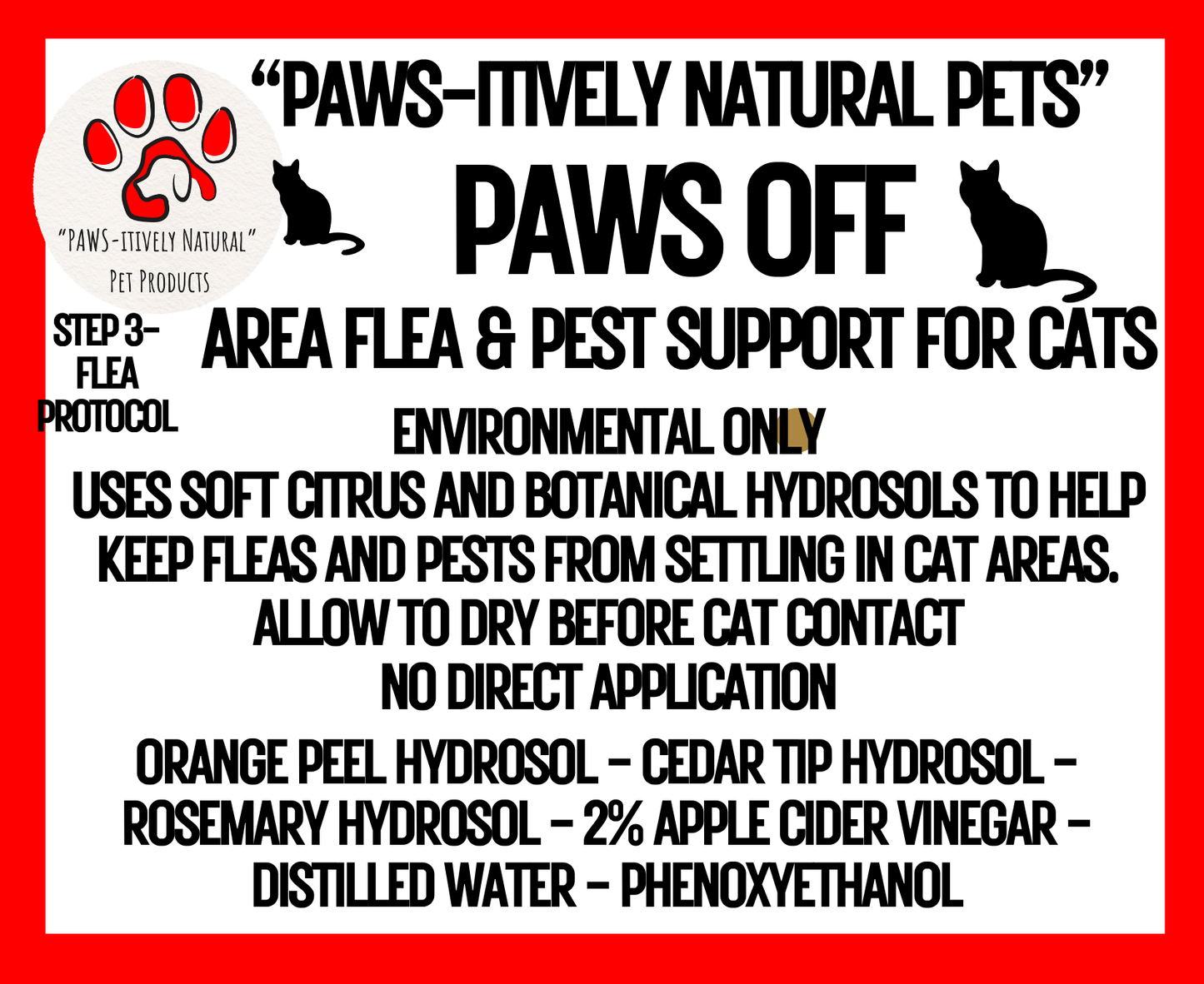 Paws Off - Feline Environmental Flea Support (*Step 3)