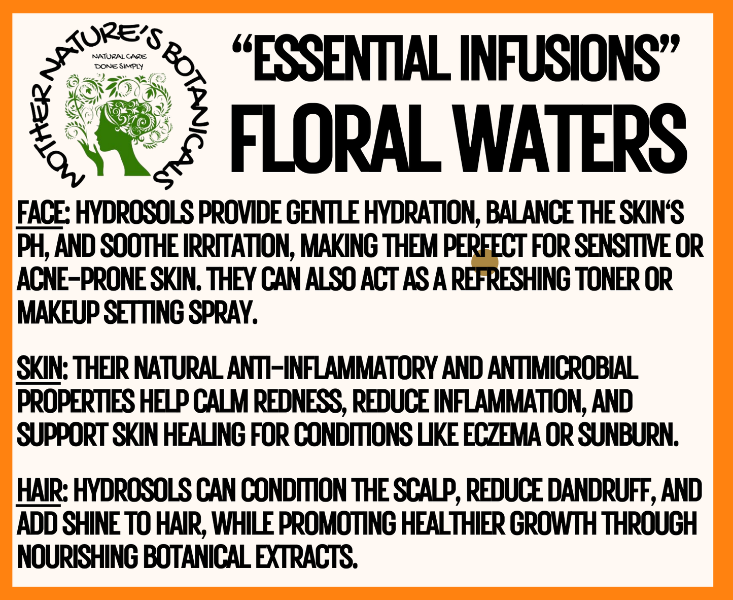 "Herbal Remedies" - Pure Hydrosol Mists - Lavender - Rose - or Citrus (Pure distilled herbal infusions)