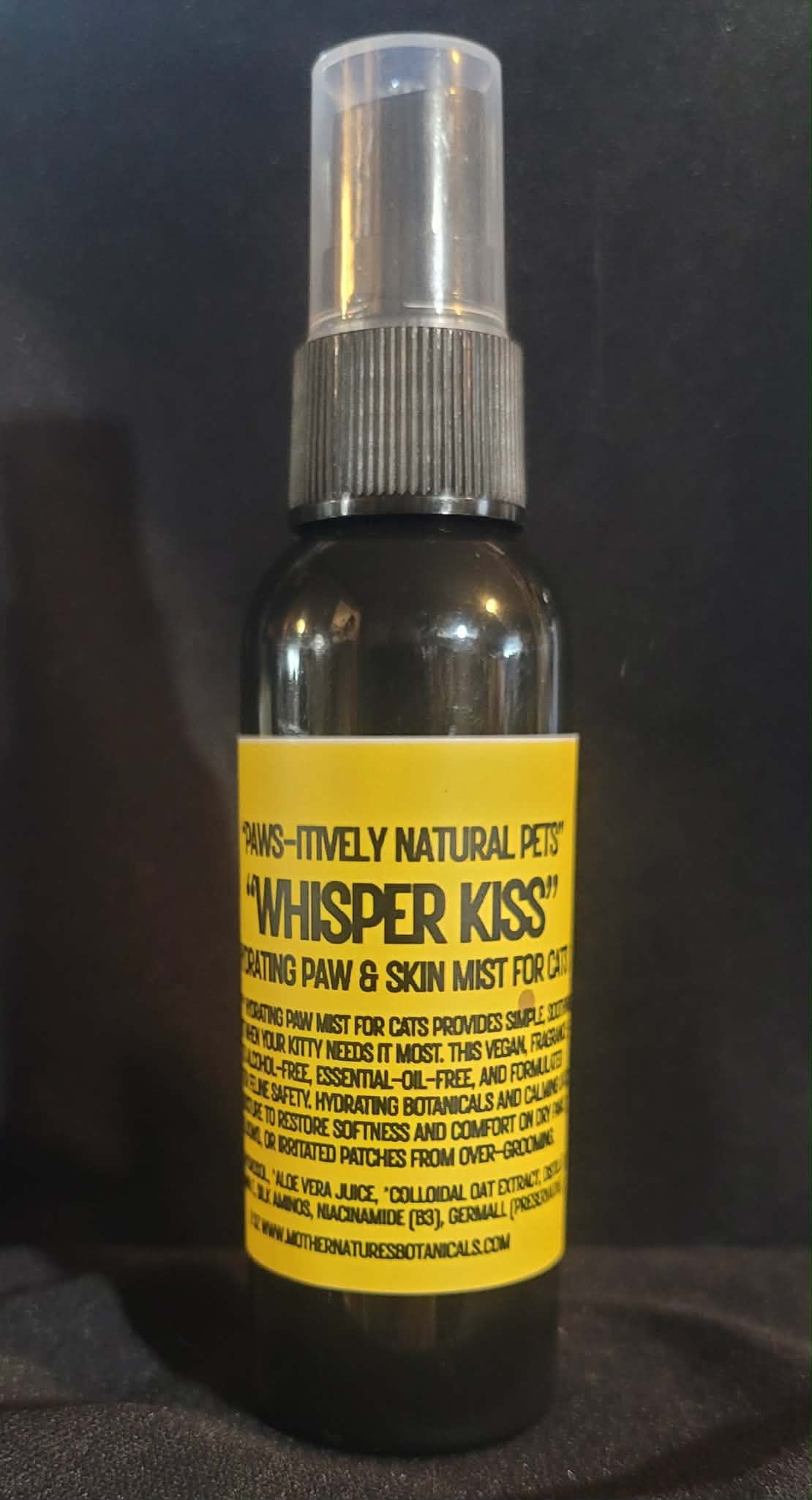 Whisper Kiss = Skin & Paw Mist for Cats and Kittens