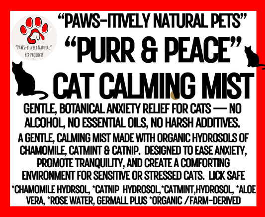 Purr & Peace - Calming Cat Mist with Catmint & Chamomile