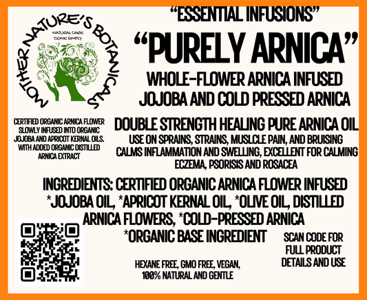 "Purely Arnica" 100% Pure, triple strength, infused Jojoba Oil (500 mg/ml)