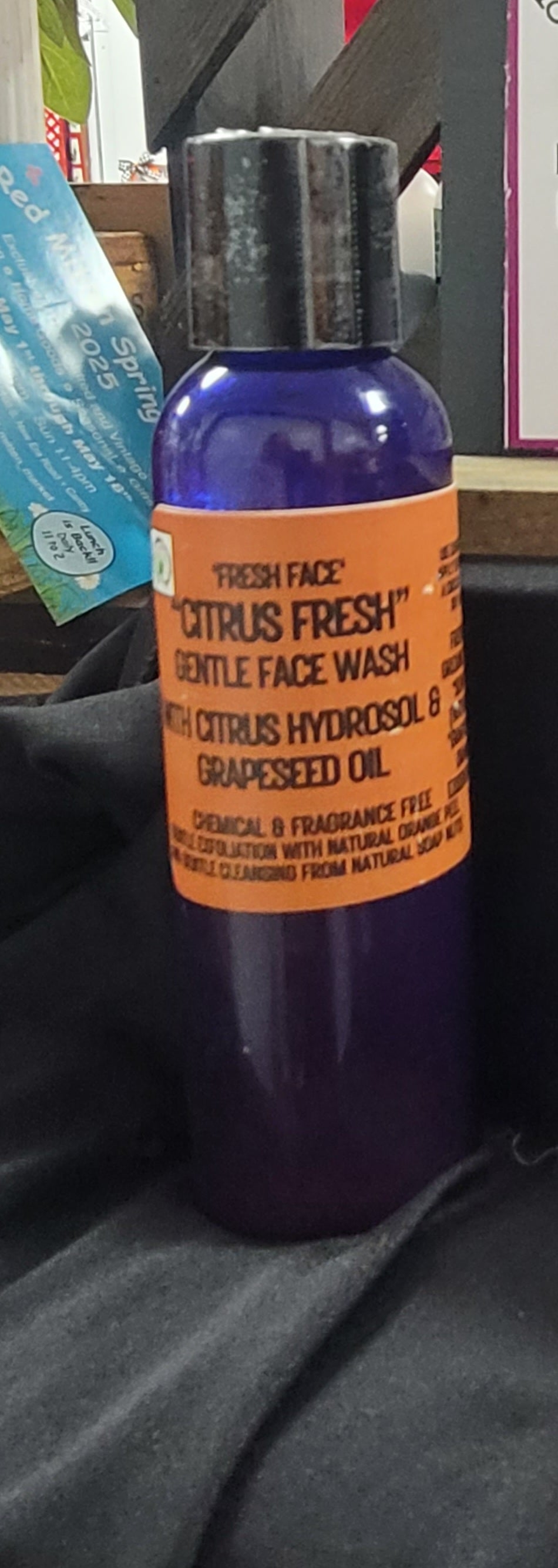 "Fresh Face" Citrus Fresh Gentle Orange Peel Face Cleanser