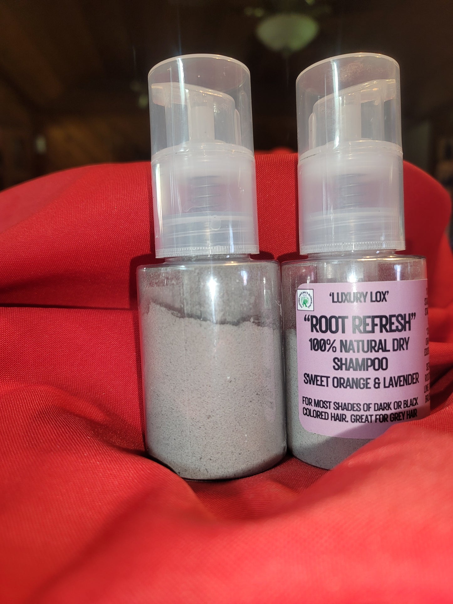 "LUXURY LOX" "ROOT REFRESH" Natural Dry Shampoo (3 shades)