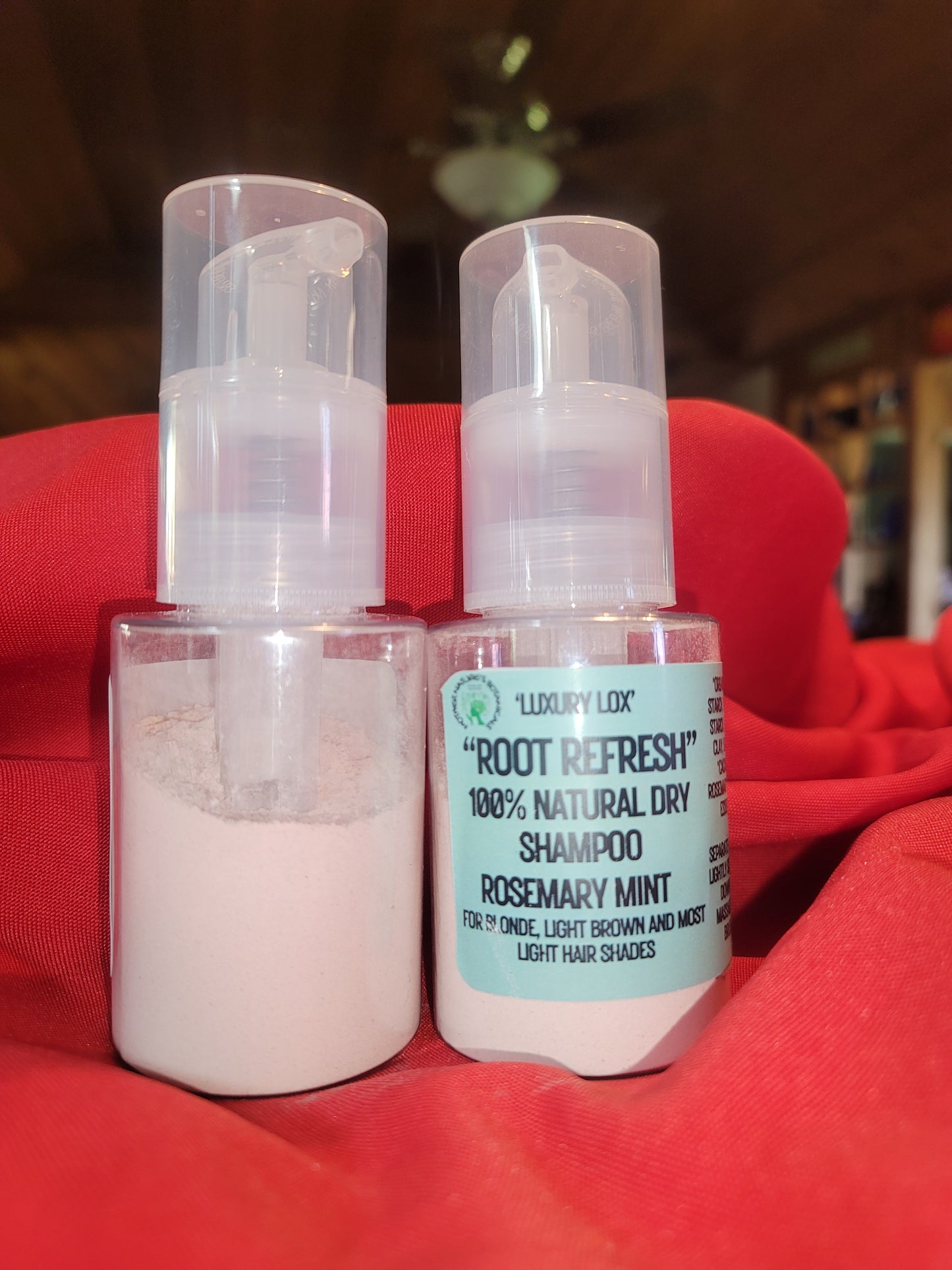 "LUXURY LOX" "ROOT REFRESH" Natural Dry Shampoo (3 shades)
