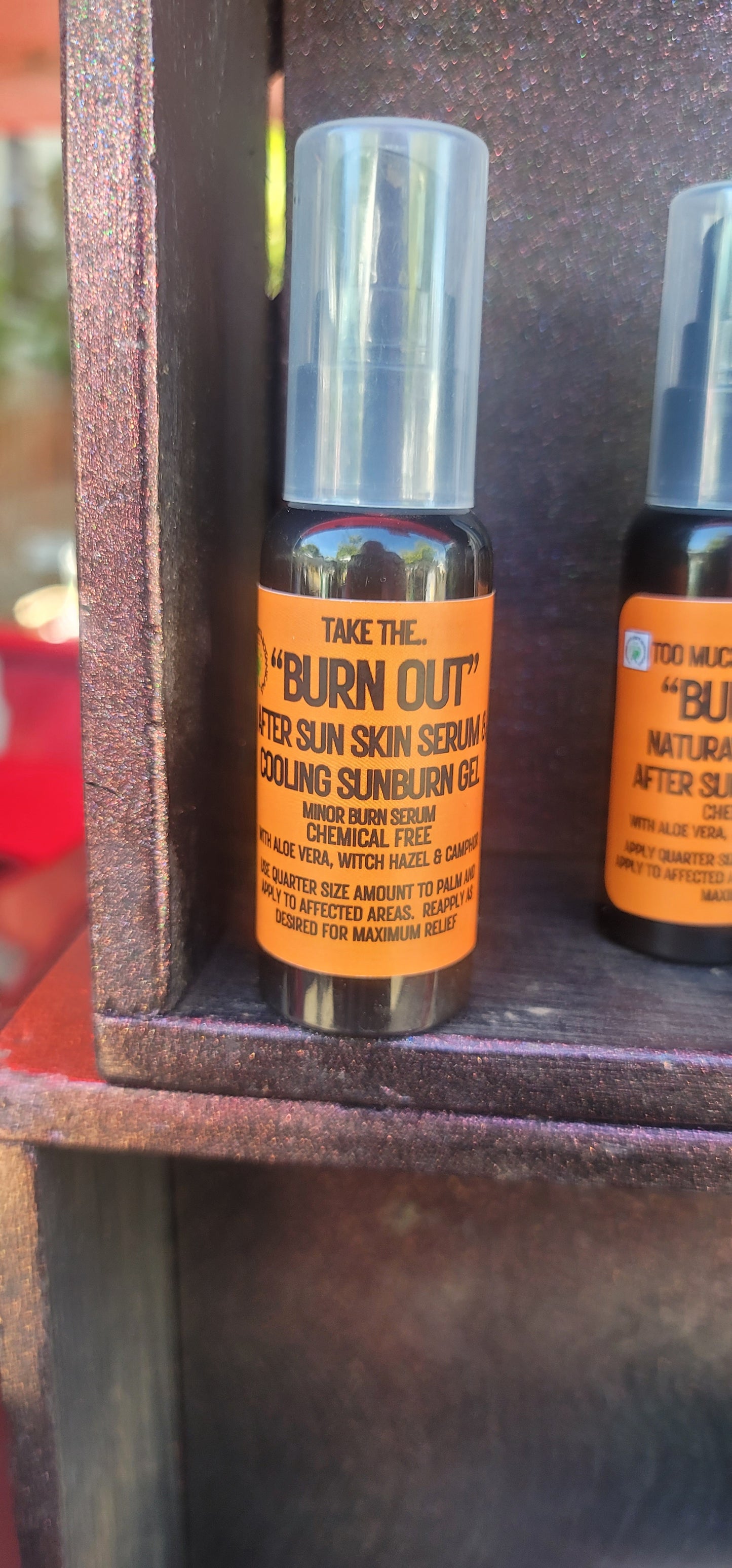 "BURN OUT" Cooling, After Sun Skin Serum with Helichrysum oil (sun burn serum)