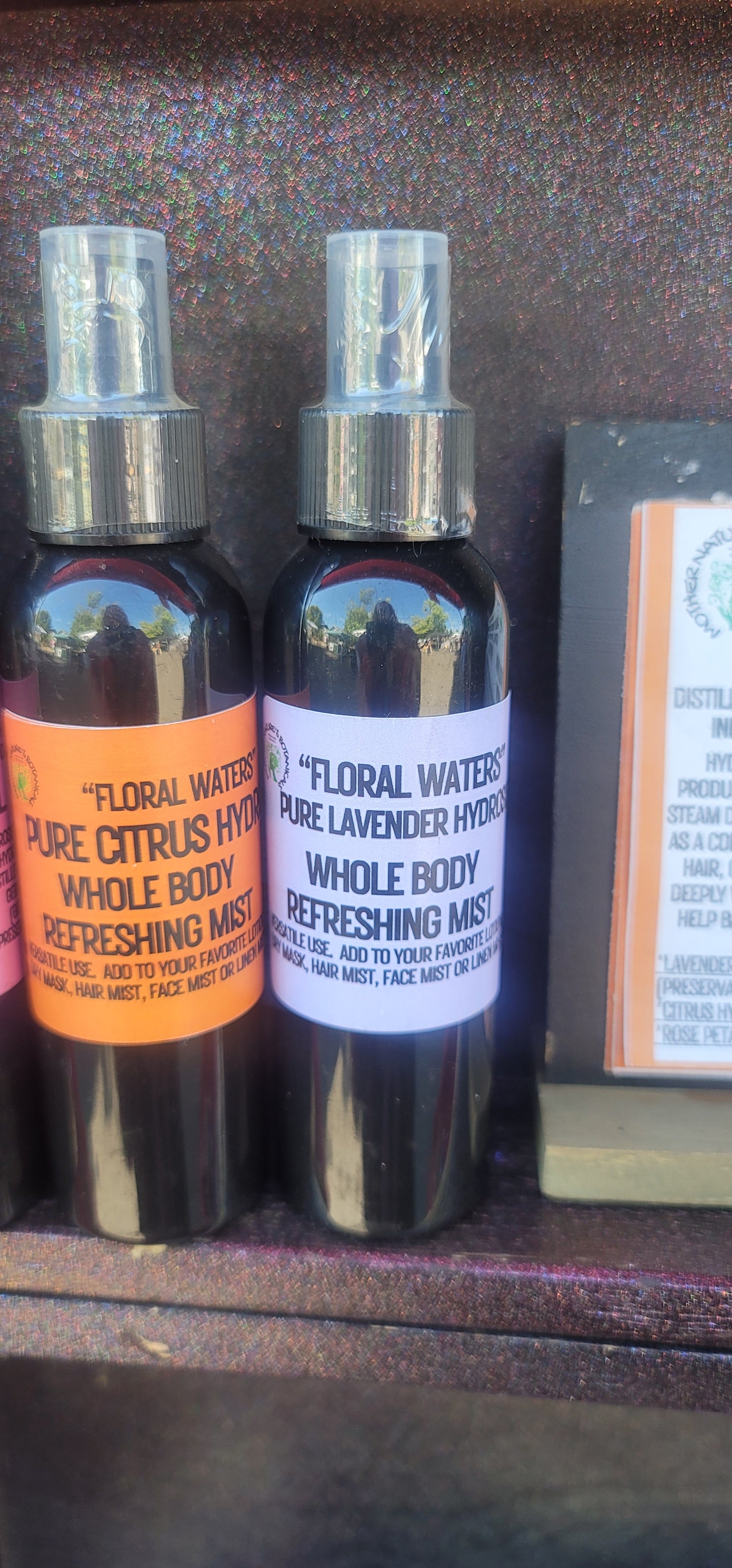 "Herbal Remedies" - Pure Hydrosol Mists - Lavender - Rose - or Citrus (Pure distilled herbal infusions)