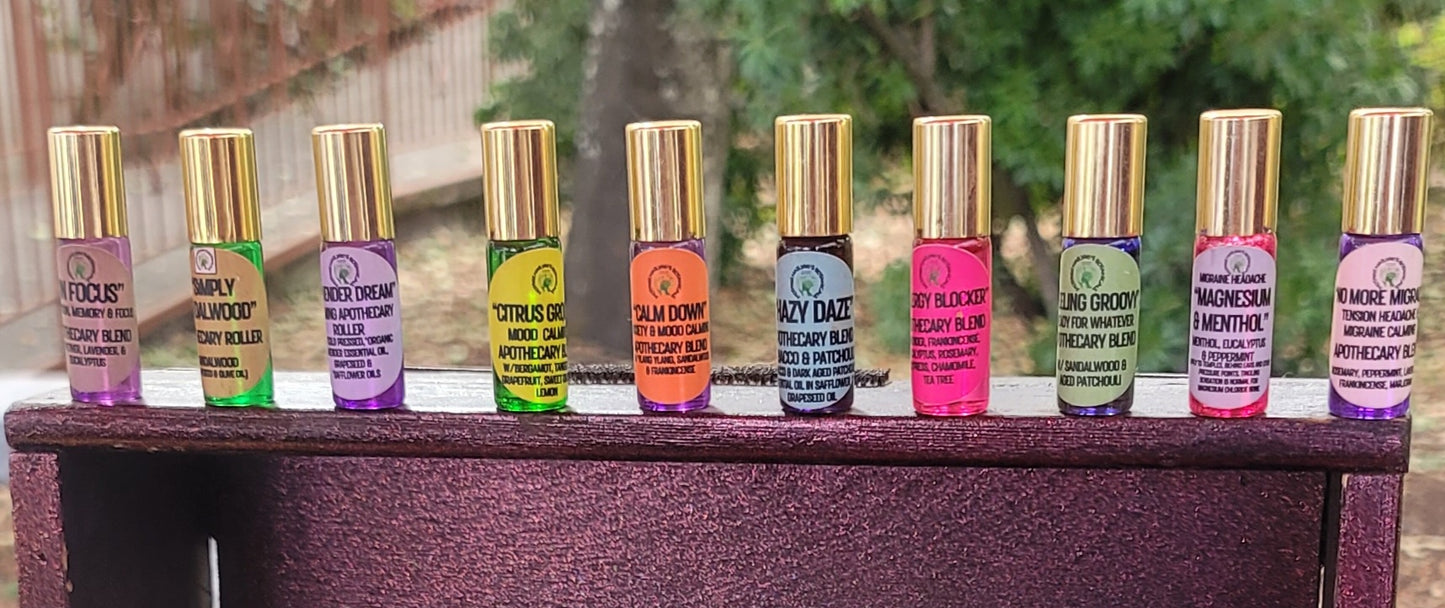 "Herbal Remedies" "Get My Vibe Apothecary" Essential Oil Anointing Rollers