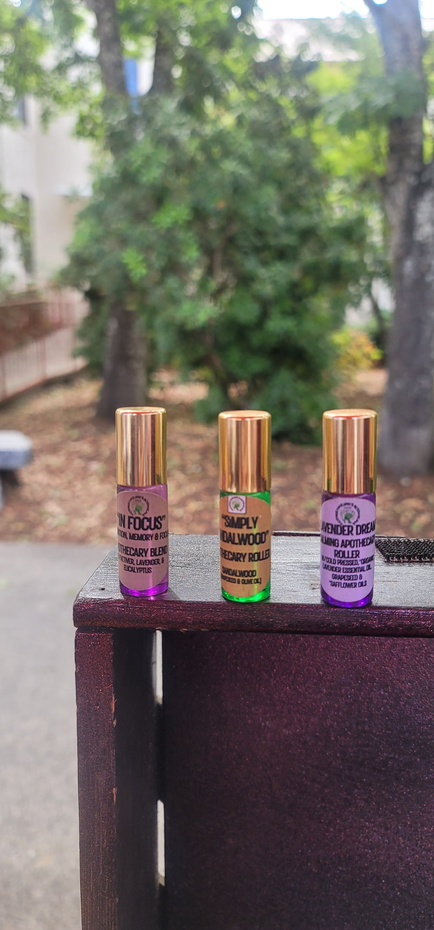 "Herbal Remedies" "Get My Vibe Apothecary" Essential Oil Anointing Rollers