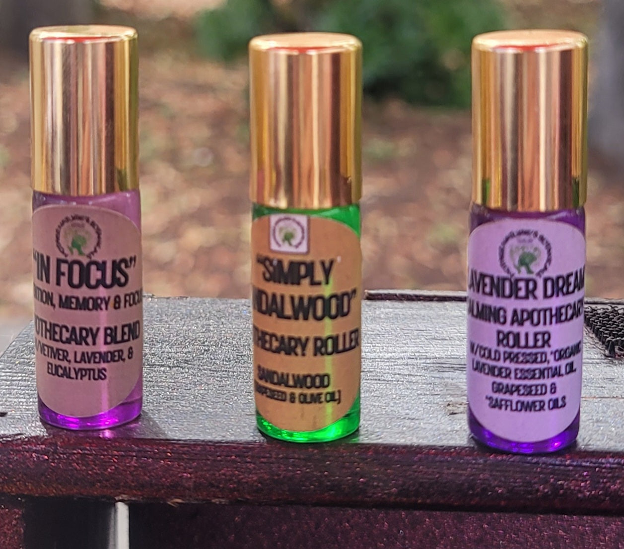 "Herbal Remedies" "Get My Vibe Apothecary" Essential Oil Anointing Rollers
