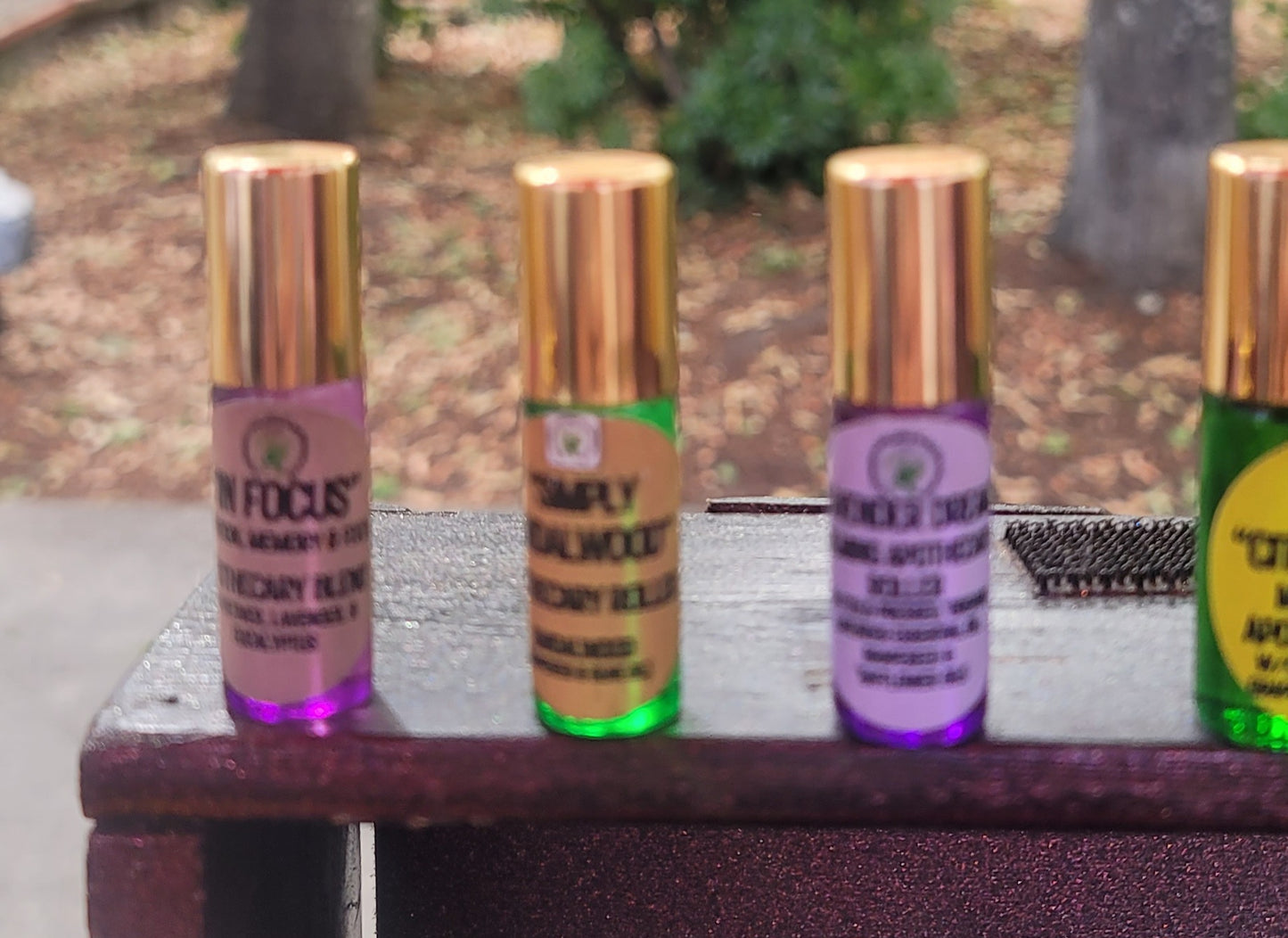 "Herbal Remedies" "Get My Vibe Apothecary" Essential Oil Anointing Rollers
