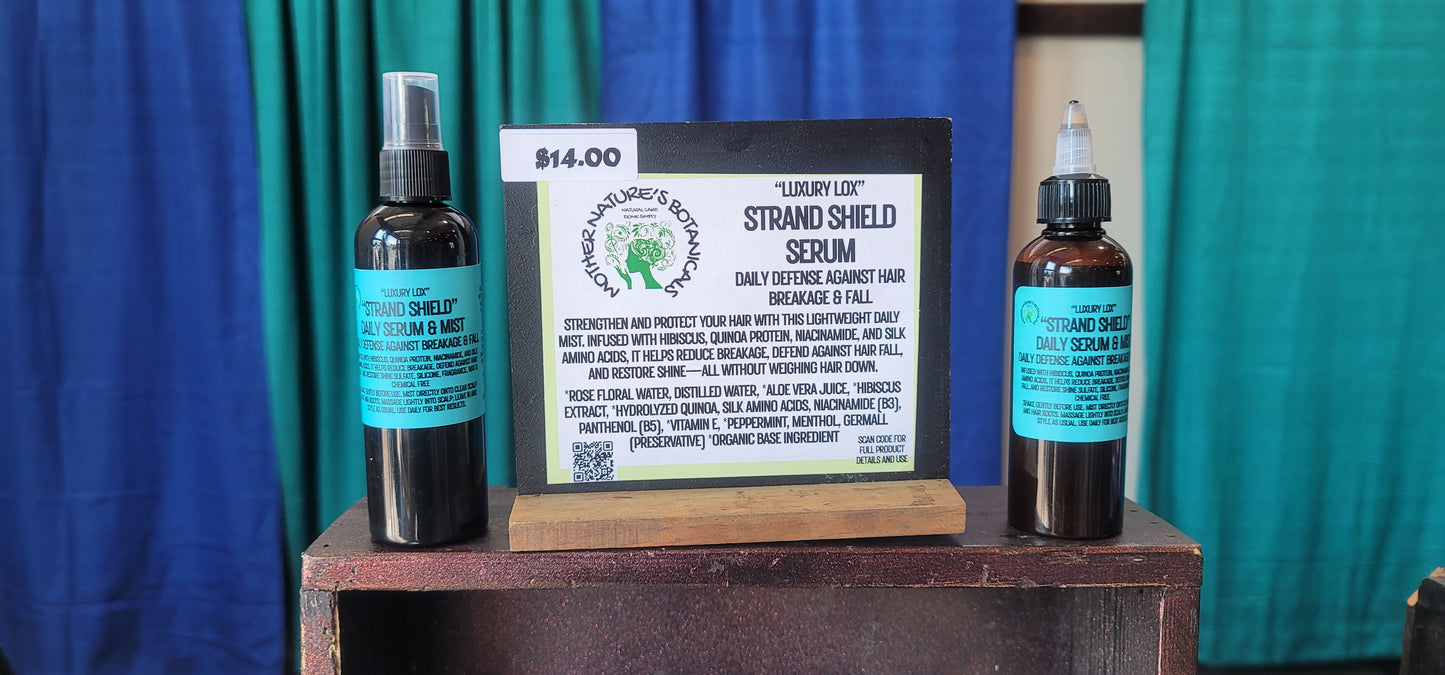 "LUXURY LOX" Strand Shield Serum & Mist - With Hibiscus, Panthenol & Silk Amino Acids (anti hairfall)