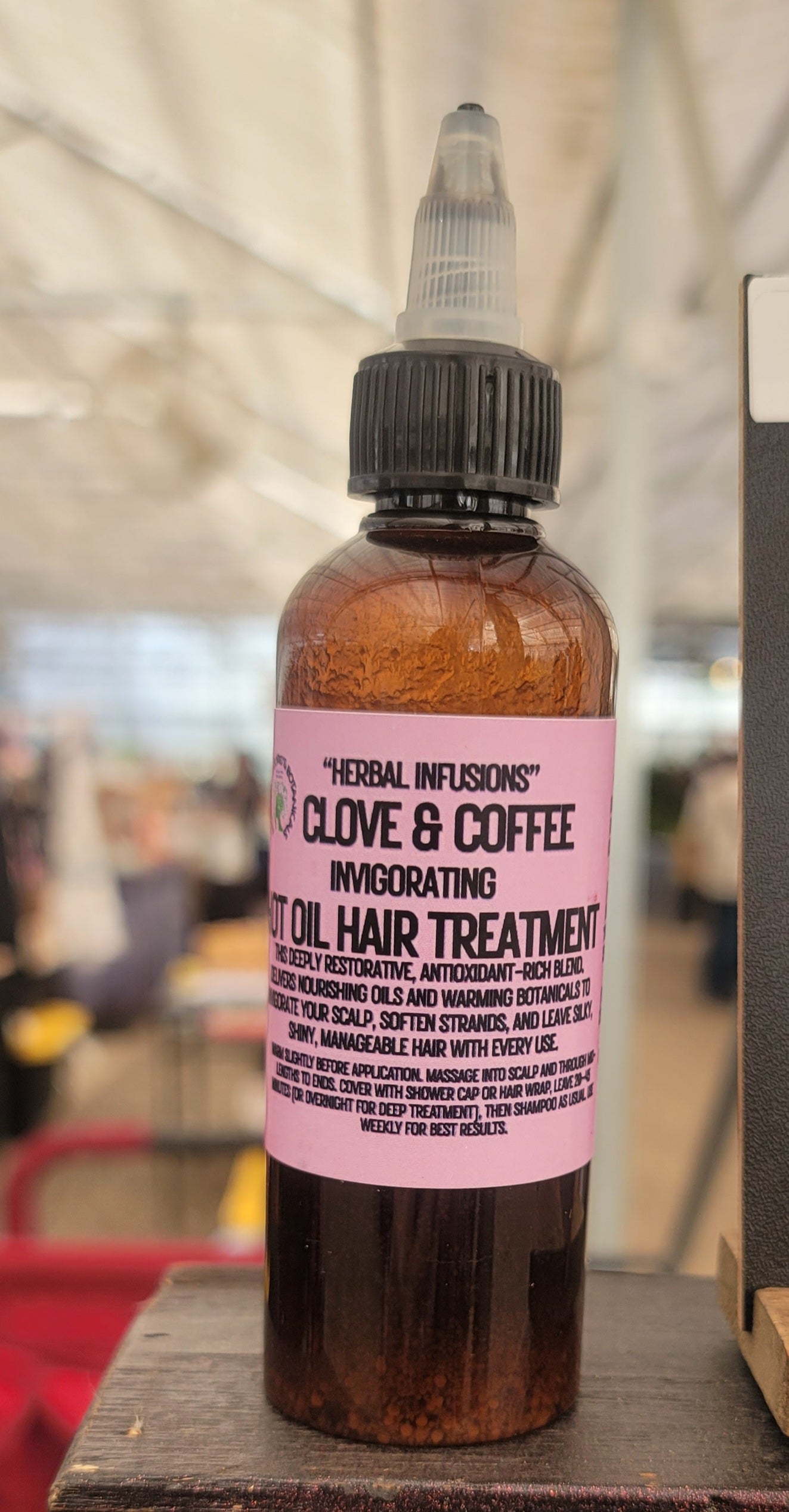 "LUXURY LOX"  "Clove & Coffee" Infused Hot Oil Hair Conditioning Treatment