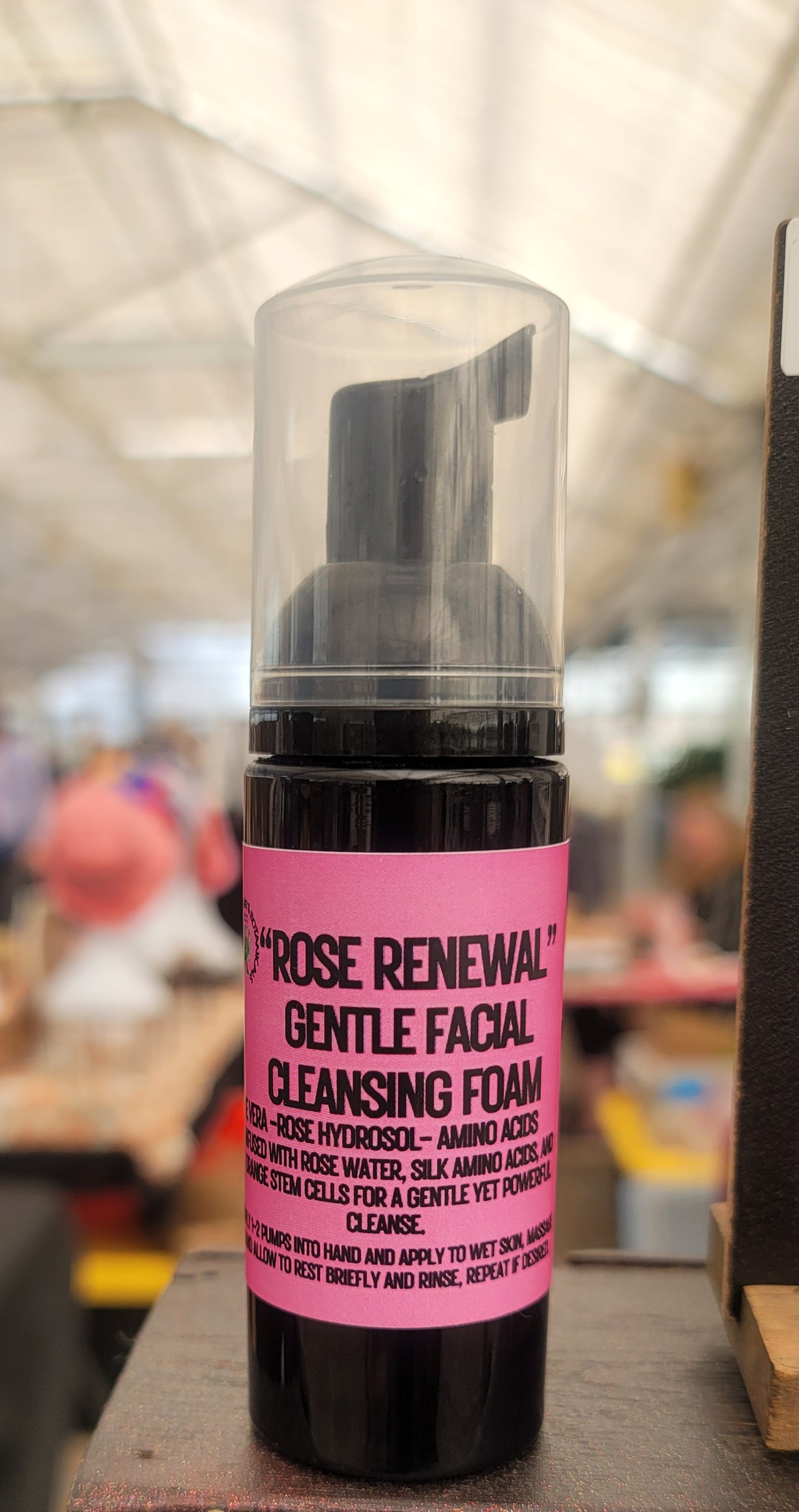 "Fresh Face" - "Rose Renewal Face Cleanser" Cleansing Foam with Rose Water & Aloe