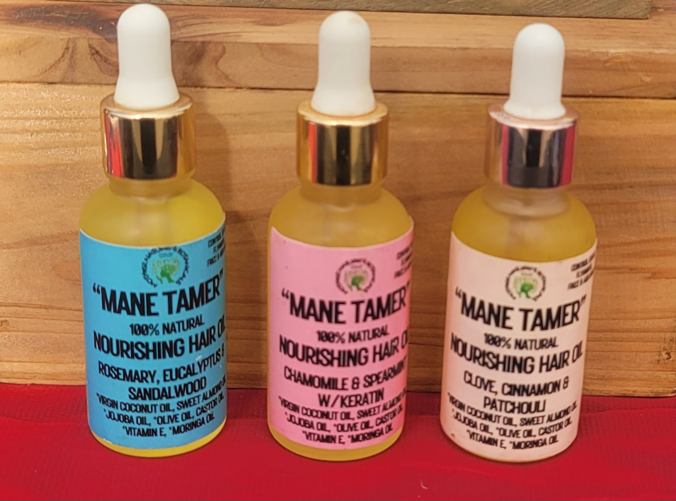 "LUXURY LOX" "Mane Tamer" Nourishing All Season Hair Oil (3 varieties)