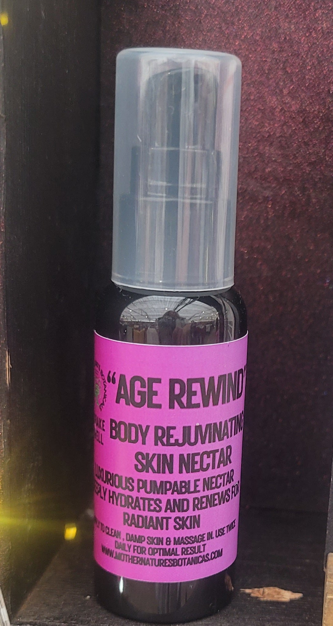 "AGE REWIND", Nourishing Body Nectar with Sachi Inchi and Blueberry Seed Oil (for Mature, Sun-Kissed & Dry Skin)