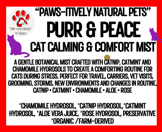 Purr & Peace - Botanical Calming and Comfort Mist for Cats