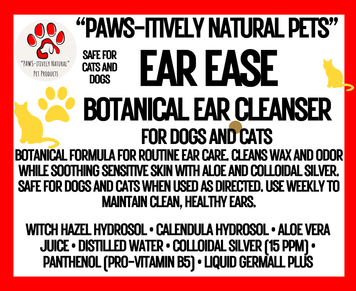 Ear Ease - Botanical Ear Cleaner for Pets