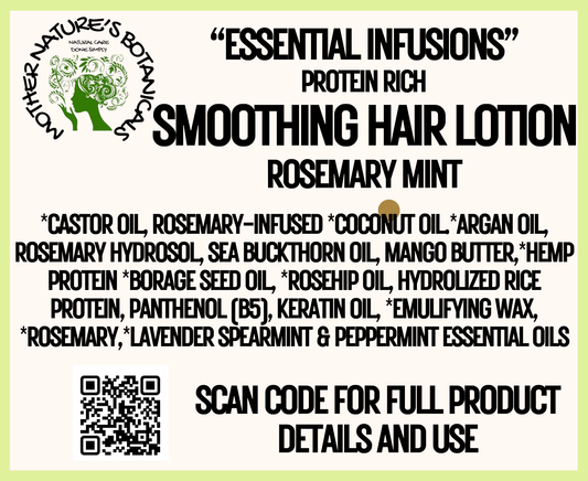 "LUXURY LOX" Rosemary Mint Smoothing Hair & Scalp Lotion (hair growth formula)