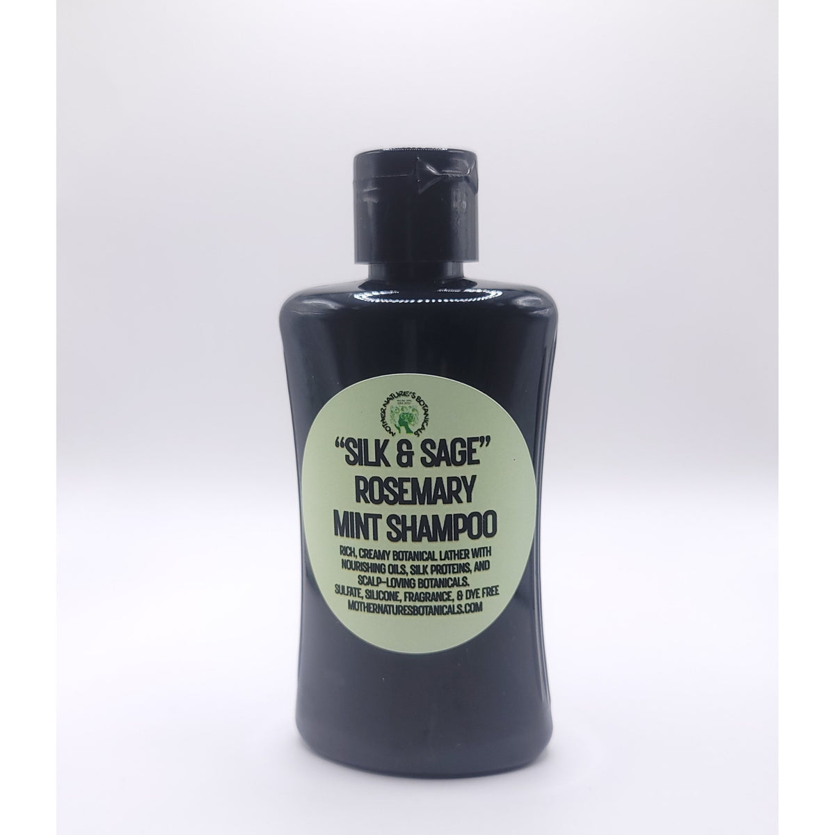 "LUXURY LOX" "Silk and Sage" Botanical Shampoo - Rosemary Mint -  Cleanse • Nourish • Strengthen